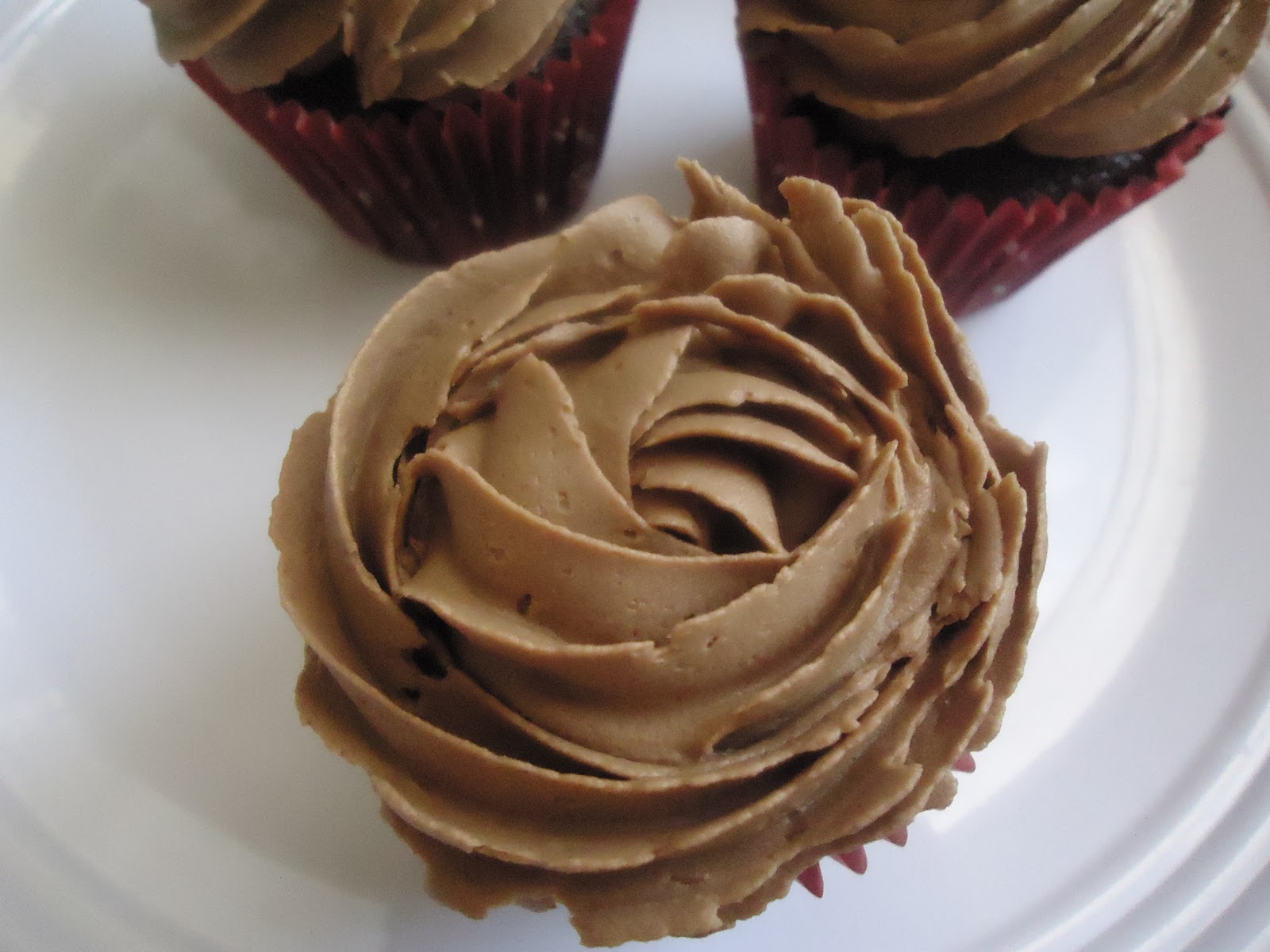Chocolate and Mint Cupcakes With Chocolate Butter Cream Frosting